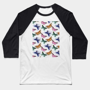 butterflies Baseball T-Shirt